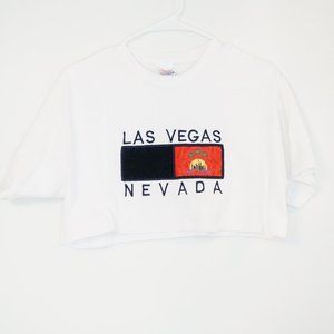 Vintage Las Vegas Nevada Crop Top